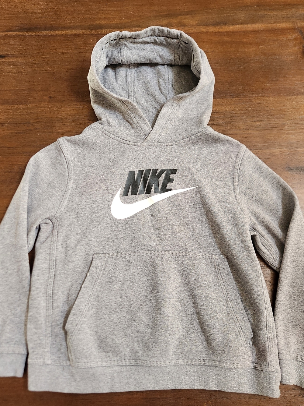 Kids Grey Nike Hoodie